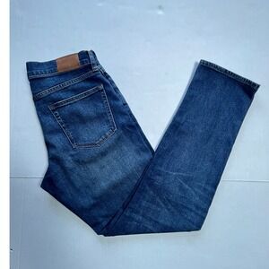 J Crew Mens Jeans W29 L32 Straight Leg Blue Kurabo Denim DM225 1040